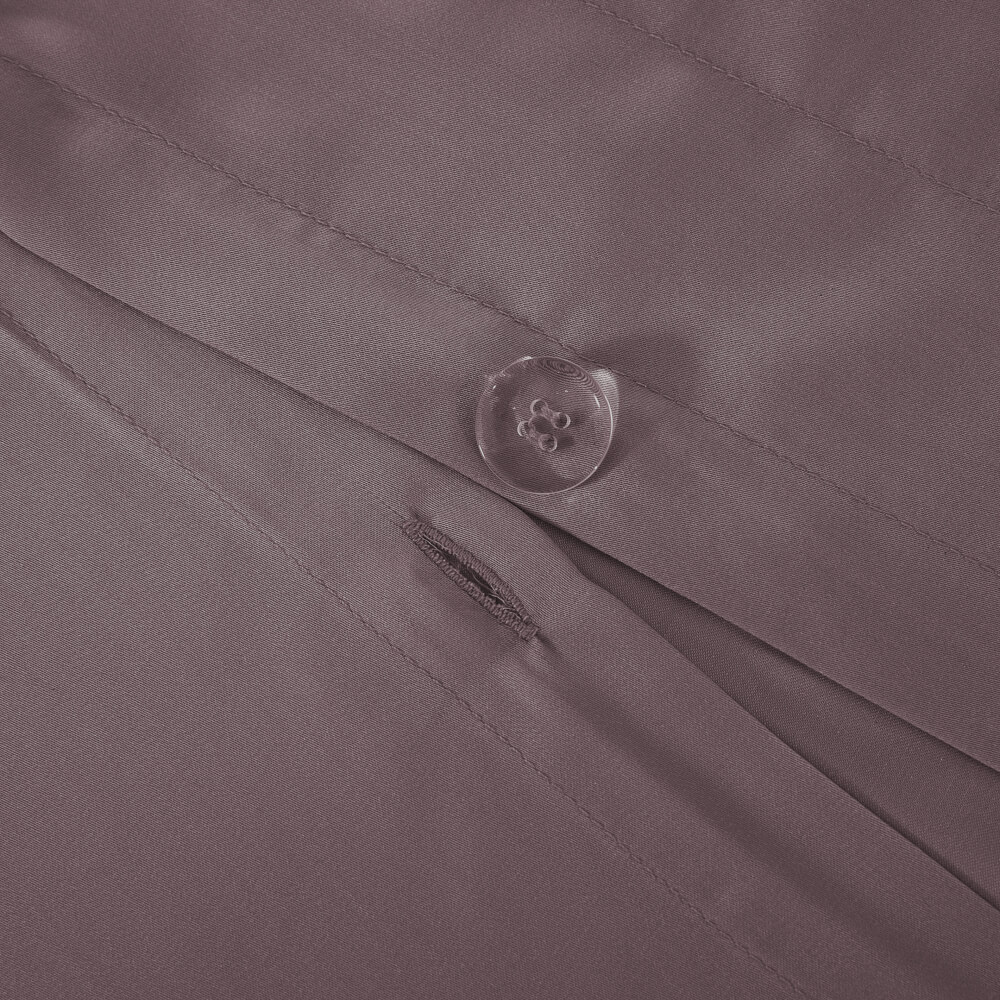 ปลอกผ้านวม คิงไซซ์ AKEMI รุ่น Gladice Solid 9557108483187 ขนาด 257 x 229 ซม. สี Velvet Choco