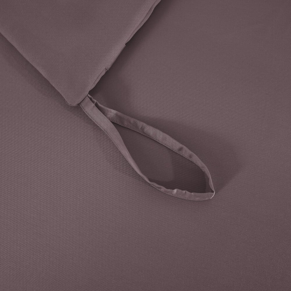 ชุดผ้าปูที่นอน 6 ฟุต 5 ชิ้น AKEMI รุ่น Gladice Solid 9557108483149 สี Velvet Choco (ไม่รวมผ้านวม)