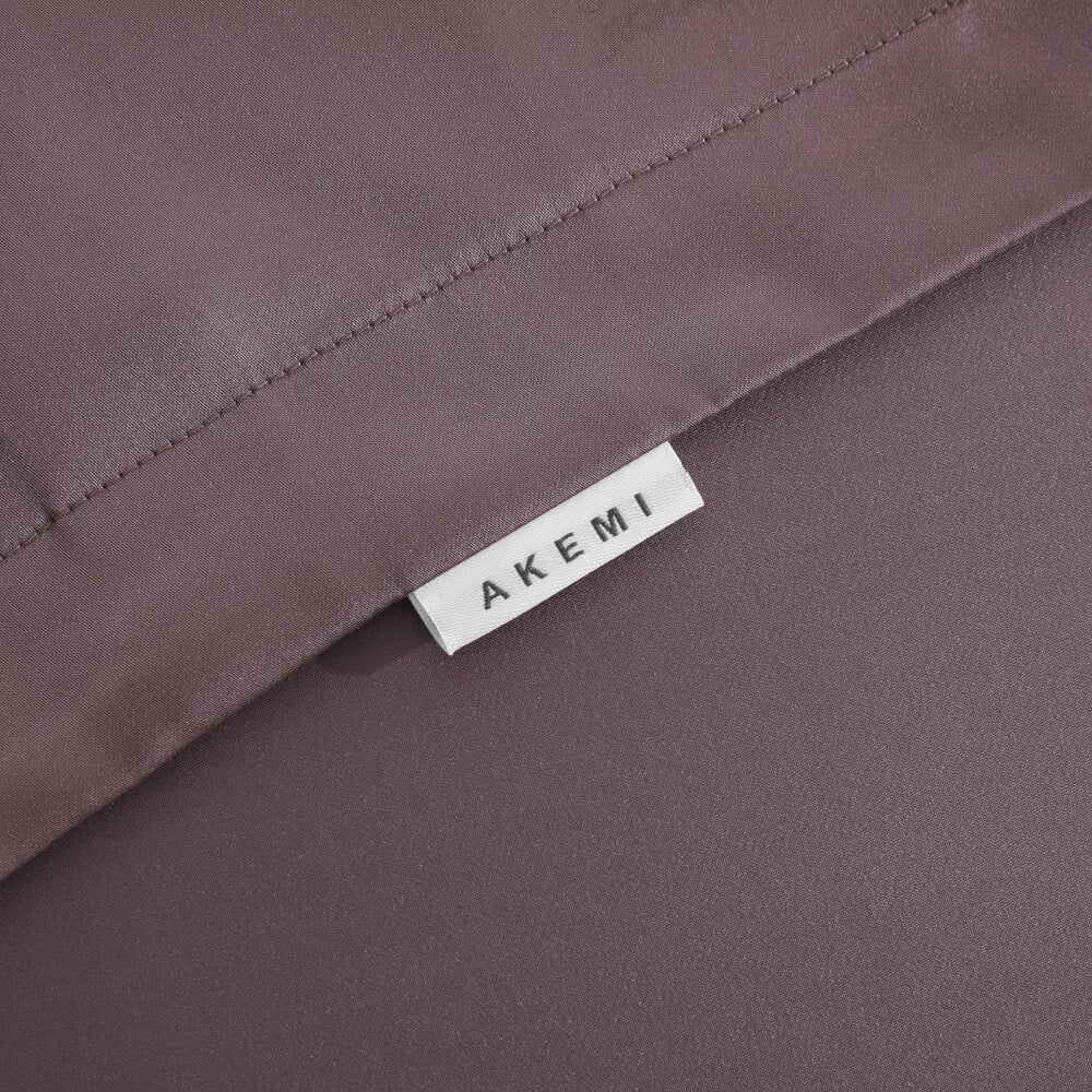 ปลอกผ้านวม คิงไซซ์ AKEMI รุ่น Gladice Solid 9557108483187 ขนาด 257 x 229 ซม. สี Velvet Choco
