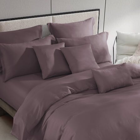 ปลอกผ้านวม คิงไซซ์ AKEMI รุ่น Gladice Solid 9557108483187 ขนาด 257 x 229 ซม. สี Velvet Choco_3