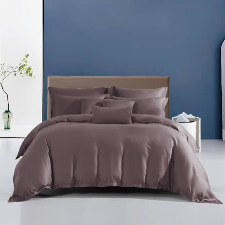 ปลอกผ้านวม คิงไซซ์ AKEMI รุ่น Gladice Solid 9557108483187 ขนาด 257 x 229 ซม. สี Velvet Choco_1