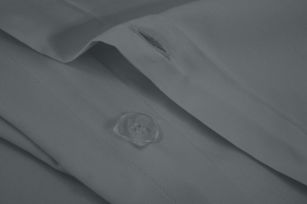 ปลอกผ้านวม คิงไซซ์ AKEMI รุ่น Gladice Solid 9557108653078 ขนาด 257 x 229 ซม. สี Conroy Grey