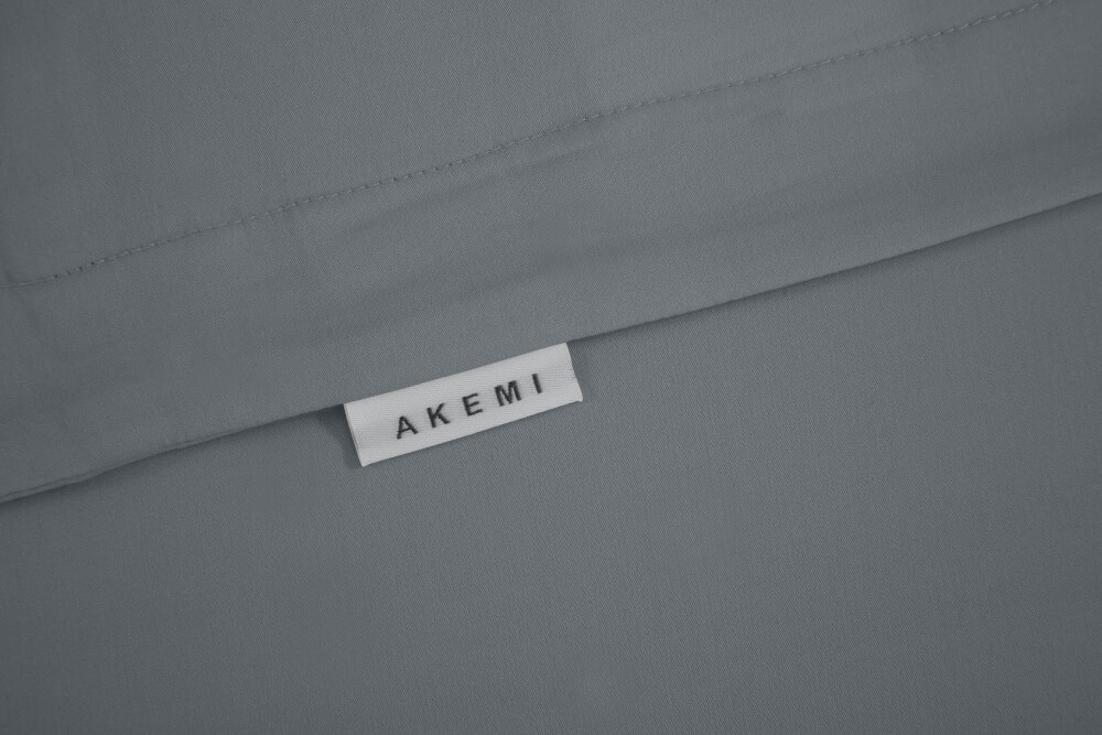 ปลอกผ้านวม คิงไซซ์ AKEMI รุ่น Gladice Solid 9557108653078 ขนาด 257 x 229 ซม. สี Conroy Grey