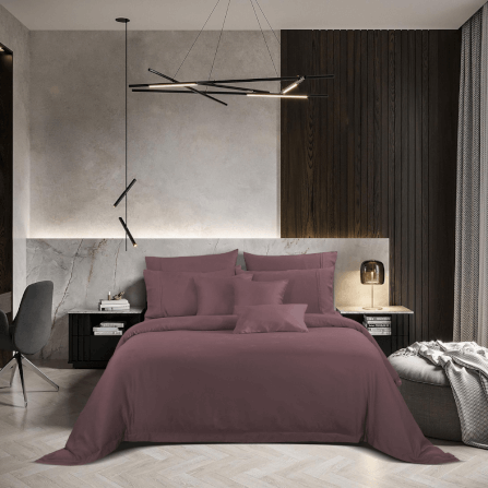 ปลอกผ้านวม ทวินไซซ์ AKEMI รุ่น ACCORD DOBBY 9557108114159 ขนาด 177 X 229 ซม. สี GINGKO OPERA WINE_2