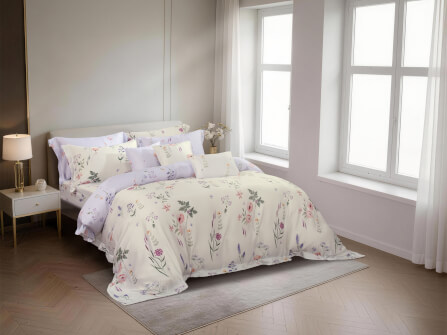 ชุดผ้าปูที่นอน 6 ฟุต 3 ชิ้น AKEMI รุ่น ARDENT PRINTS 9557108853515 สี Devesa (ไม่รวมผ้านวม)_8