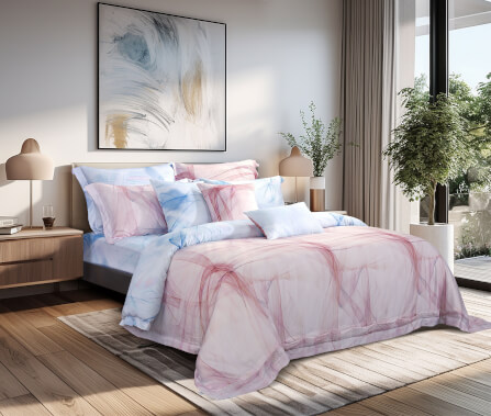 ชุดผ้าปูที่นอน 3.5 ฟุต 3 ชิ้น AKEMI รุ่น VIRTUOUS PRINTS 9557108650190 สี MISTTY (ไม่รวมผ้านวม)_1