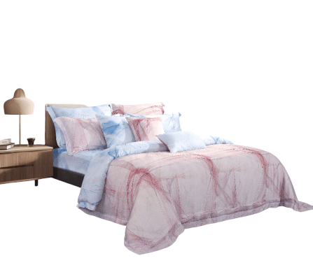 ชุดผ้าปูที่นอน 3.5 ฟุต 3 ชิ้น AKEMI รุ่น VIRTUOUS PRINTS 9557108650190 สี MISTTY (ไม่รวมผ้านวม)_0