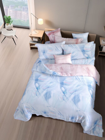 ชุดผ้าปูที่นอน 3.5 ฟุต 3 ชิ้น AKEMI รุ่น VIRTUOUS PRINTS 9557108650190 สี MISTTY (ไม่รวมผ้านวม)_2