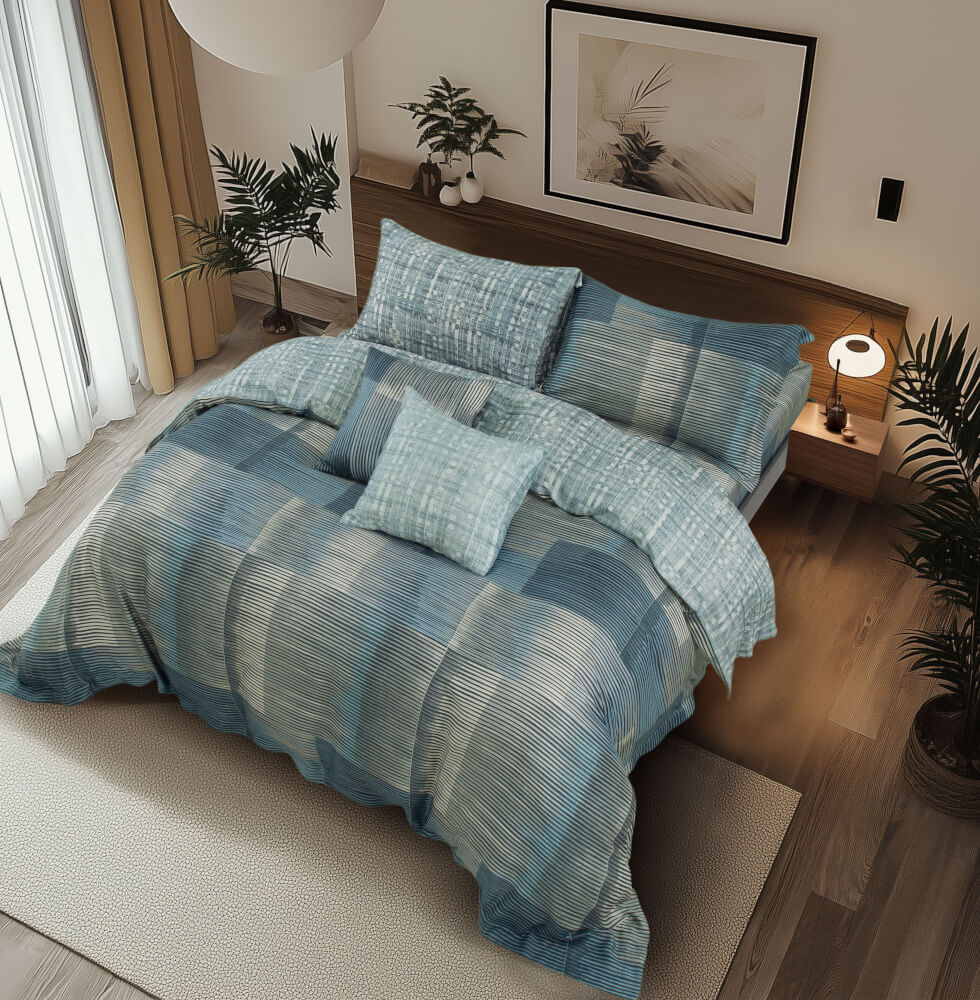 ชุดผ้าปูที่นอน 3.5 ฟุต 3 ชิ้น AKEMI รุ่น VIRTUOUS PRINTS 9557108570740 สี RONTGEN (ไม่รวมผ้านวม)