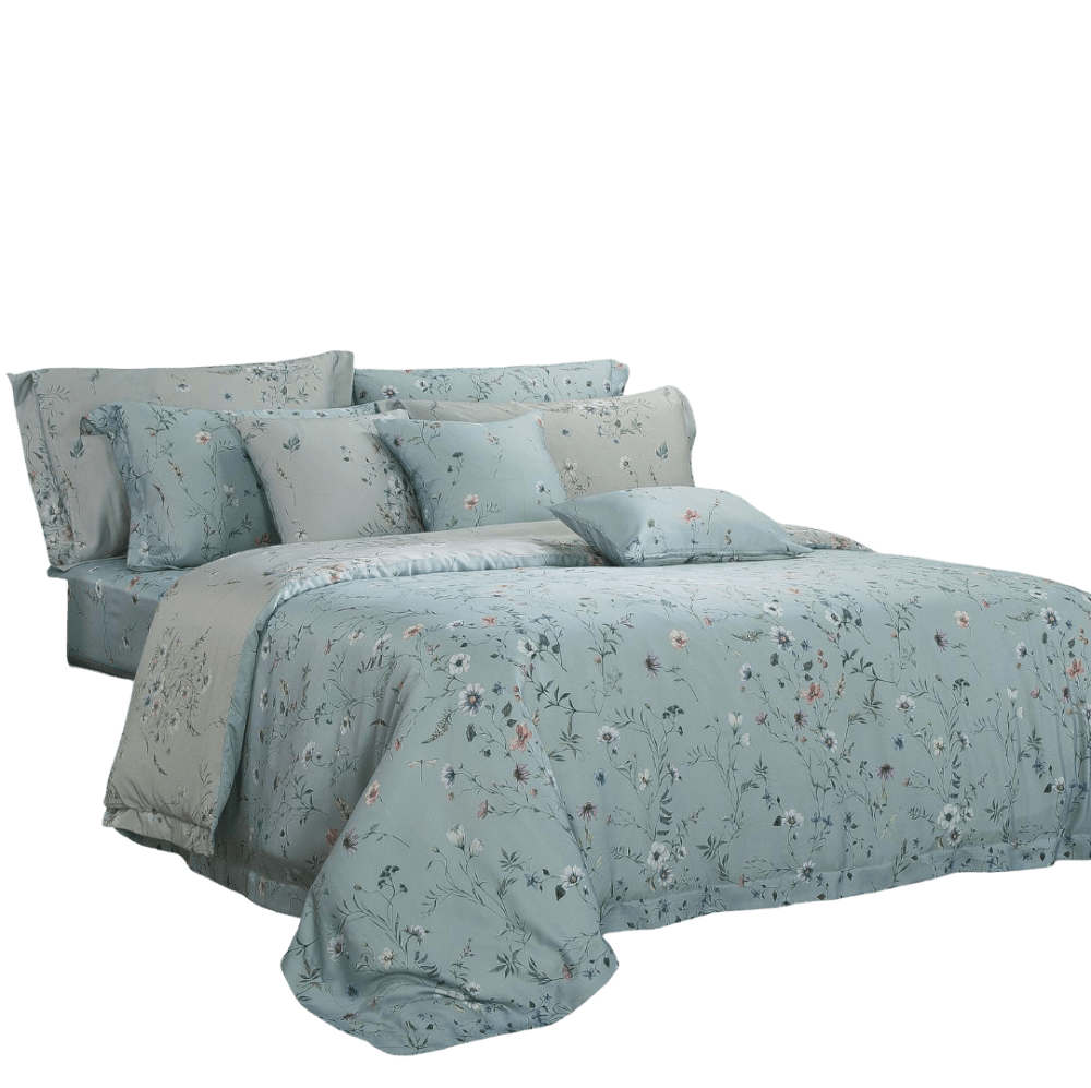 ชุดผ้าปูที่นอน 5 ฟุต 5 ชิ้น AKEMI รุ่น VIRTUOUS PRINTS 9557108109452 YENROSANA (ไม่รวมผ้านวม)