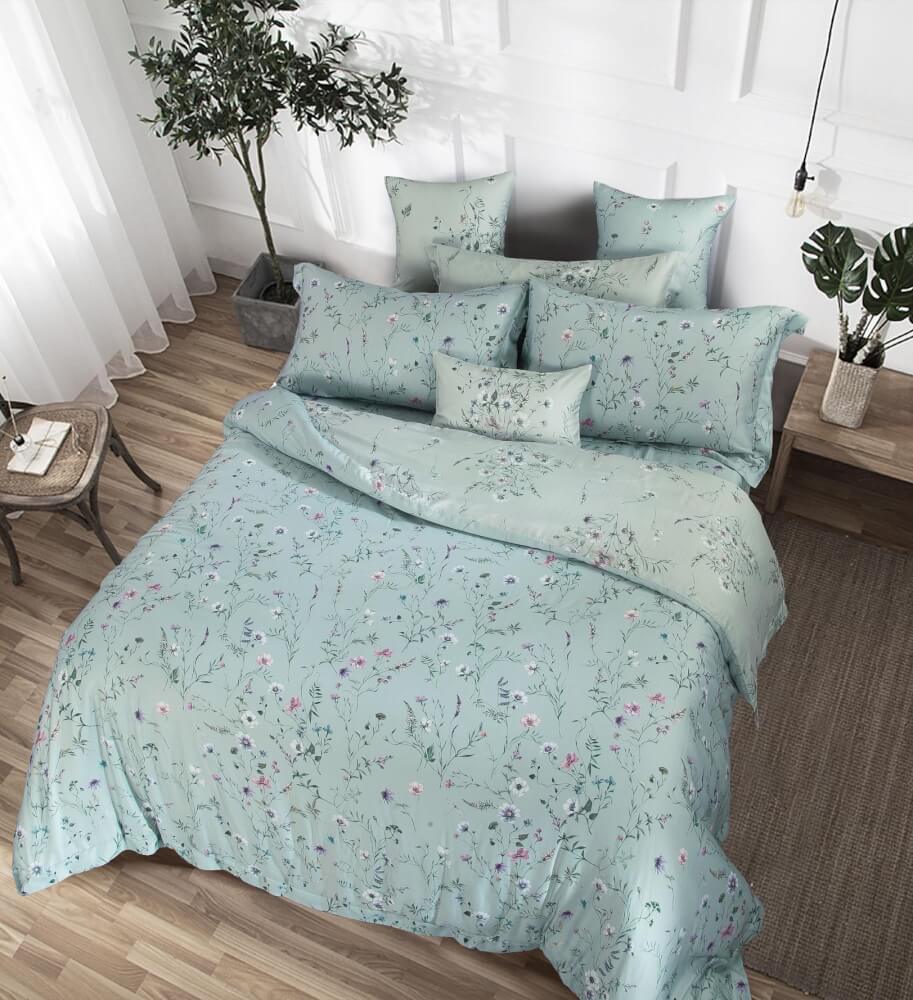 ชุดผ้าปูที่นอน 5 ฟุต 5 ชิ้น AKEMI รุ่น VIRTUOUS PRINTS 9557108109452 YENROSANA (ไม่รวมผ้านวม)