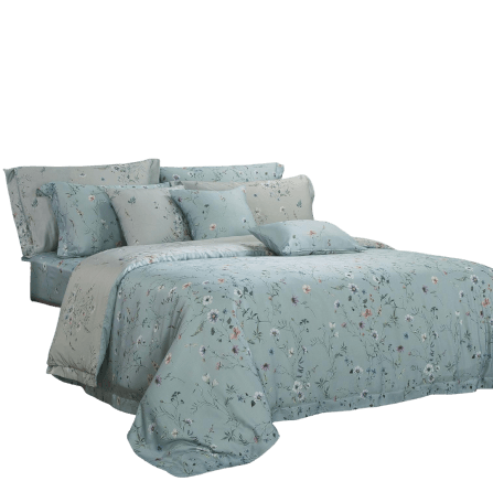 ชุดผ้าปูที่นอน 5 ฟุต 5 ชิ้น AKEMI รุ่น VIRTUOUS PRINTS 9557108109452 YENROSANA (ไม่รวมผ้านวม)_0