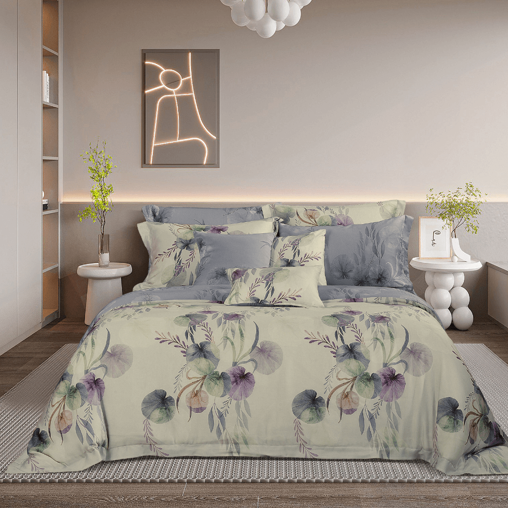 ชุดผ้าปูที่นอน 5 ฟุต 5 ชิ้น AKEMI รุ่น VIRTUOUS PRINTS 9557108650084 สี CHRISLOVA (ไม่รวมผ้านวม)