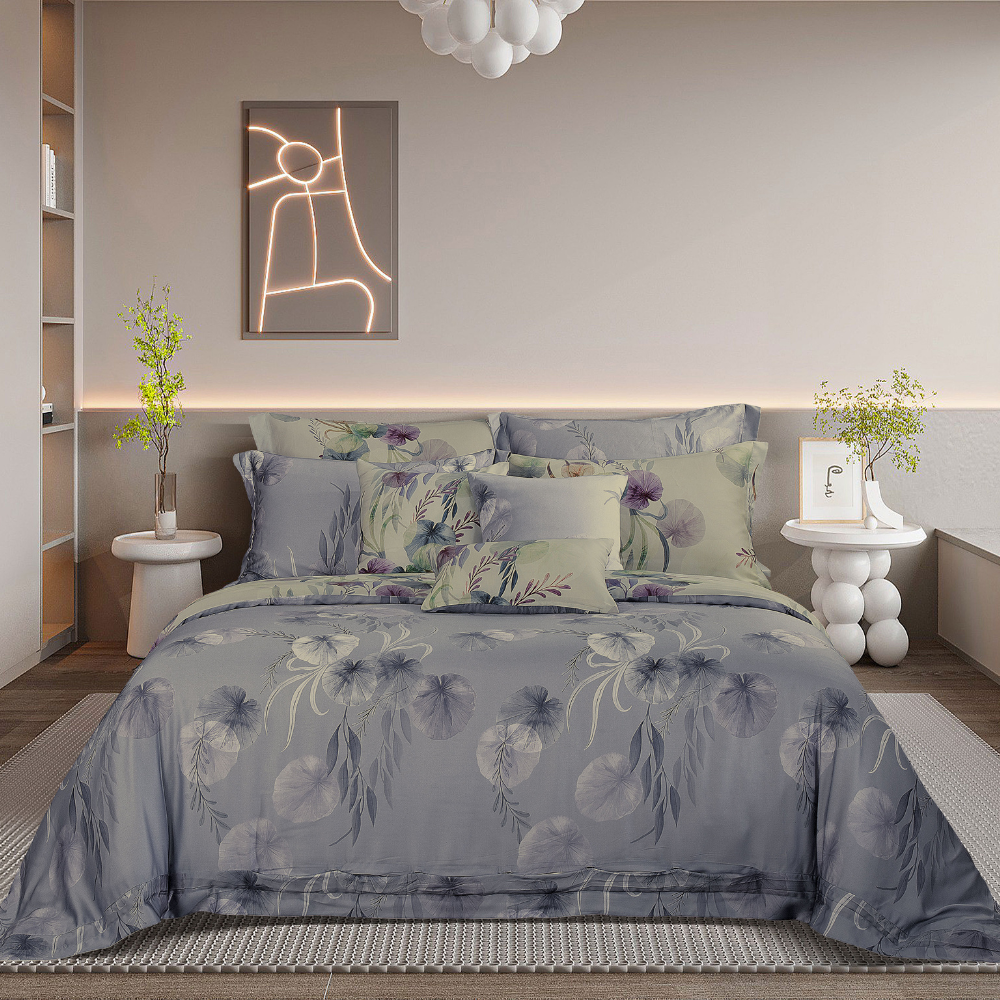 ชุดผ้าปูที่นอน 3.5 ฟุต 3 ชิ้น AKEMI รุ่น Virtuous Prints 9557108650091 สี Chislova (ไม่รวมผ้านวม)_2