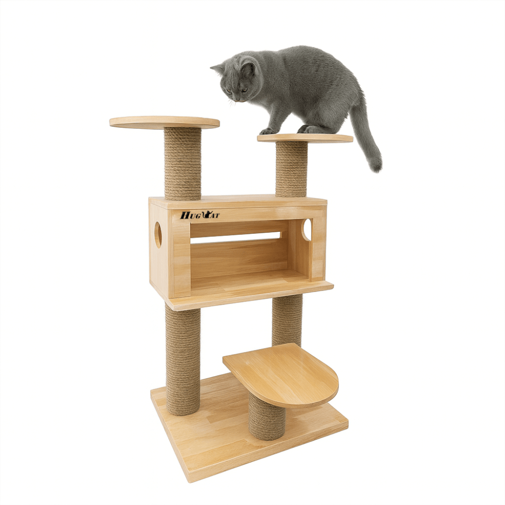 คอนโดแมว HUGCAT ขนาด 40 X 50 X 90 ซม._4