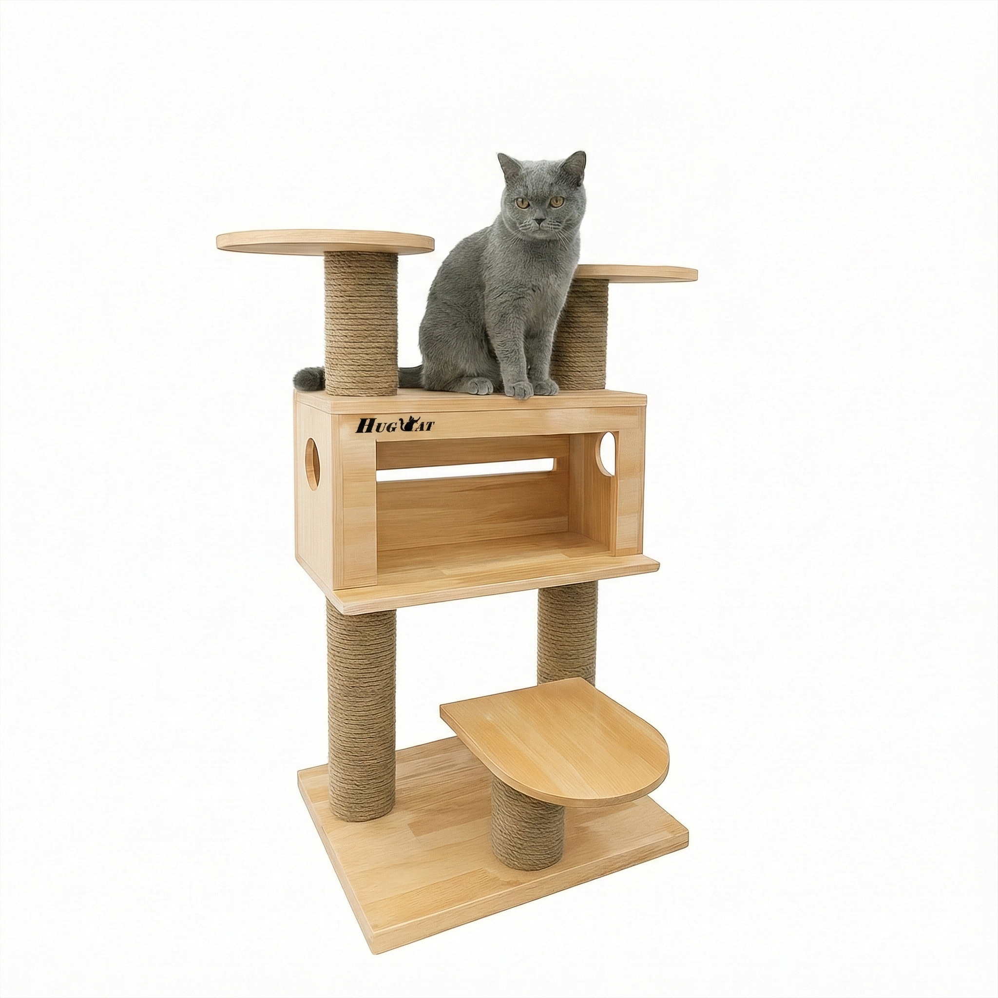 คอนโดแมว HUGCAT ขนาด 40 X 50 X 90 ซม._1