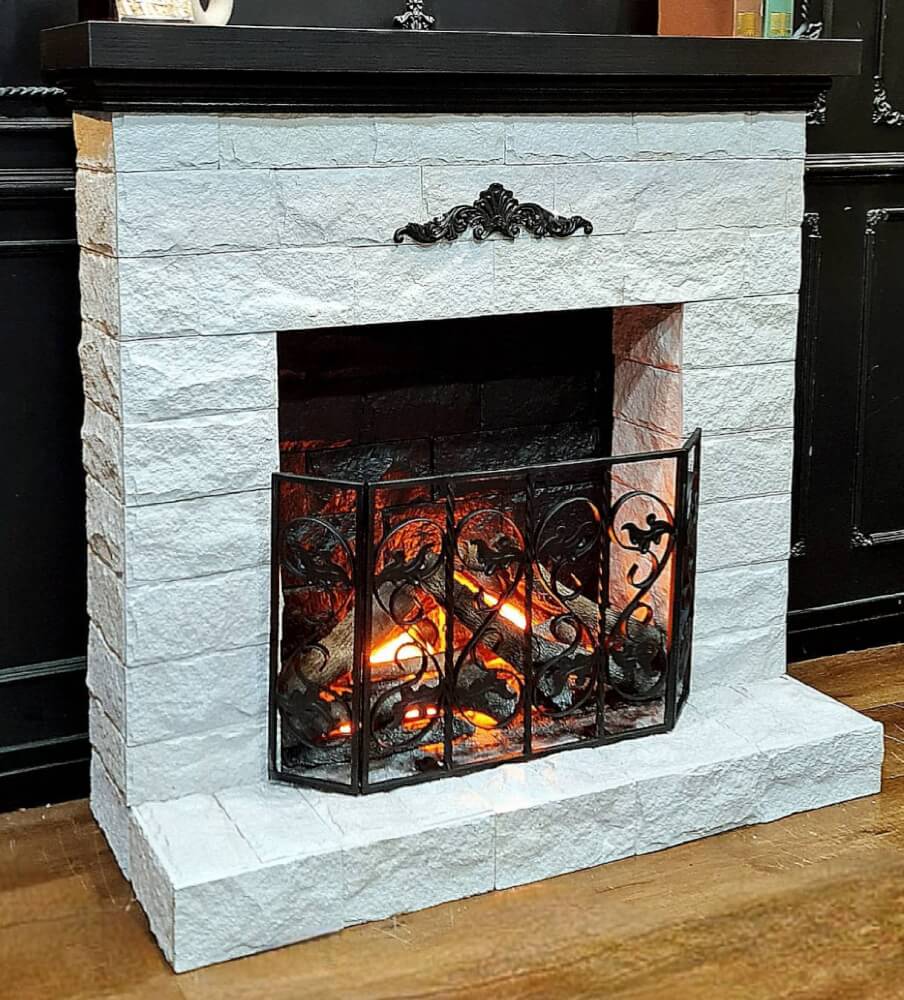 เตาผิงไฟฟ้า A.X FIREPLACES รุ่น AX-HP 12 ขนาด  110 X 40 X 105 ซม. ระบบไฟ LED_4