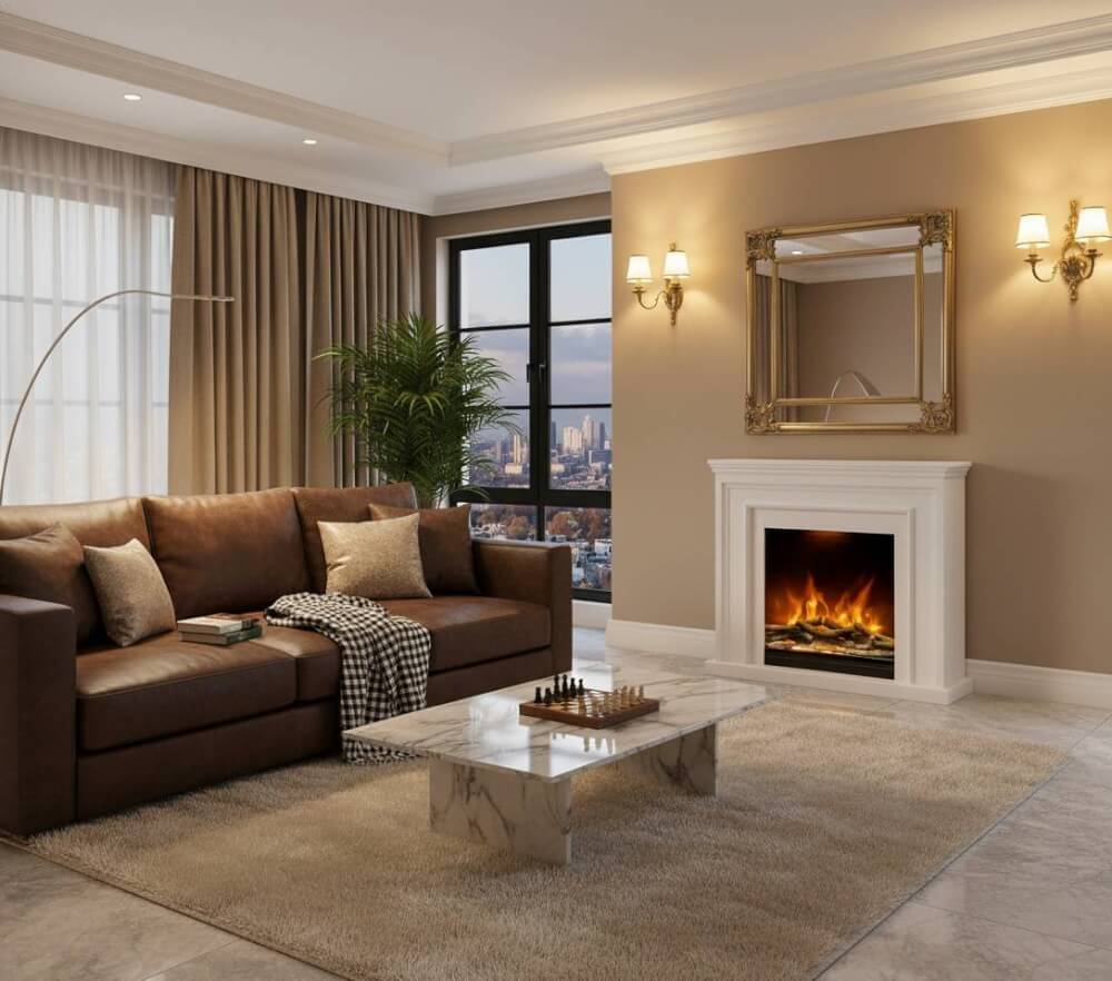 เตาผิงไฟฟ้า A.X FIREPLACES รุ่น AX-HP 14ขนาด  100 x 25 x 90 ซม. ระบบไฟ LED _6