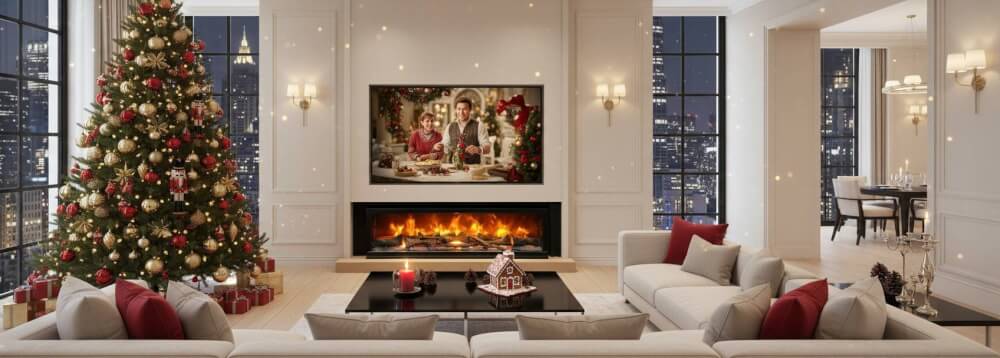 จอเตาผิงไฟฟ้า A.X FIREPLACES รุ่น AX-HP 6 ขนาด 150x25x40  ซม. ระบบไฟ LED _4