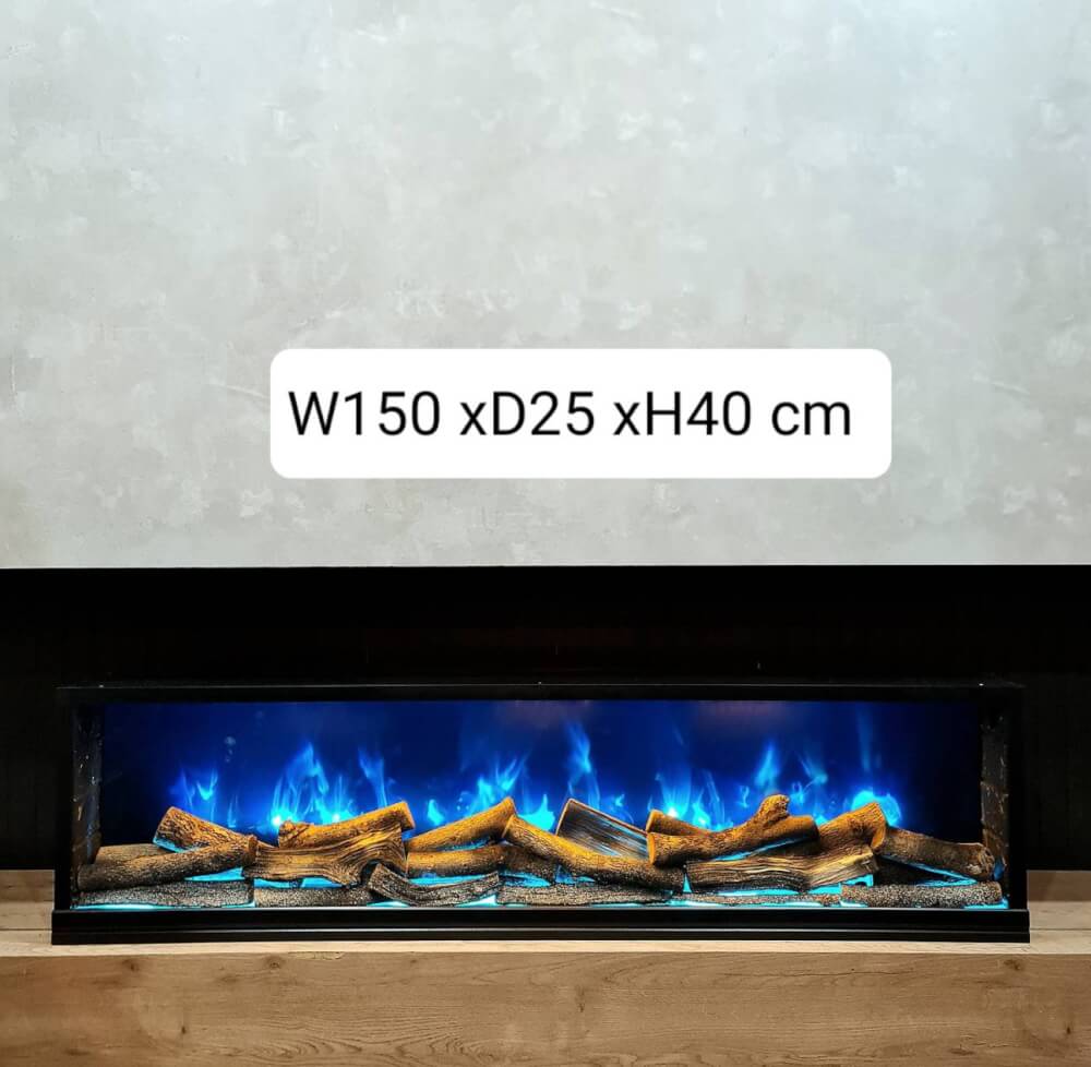 จอเตาผิงไฟฟ้า A.X FIREPLACES รุ่น AX-HP 7 ขนาด  150 x  25 x 40 ซม. ระบบไฟ LED _2