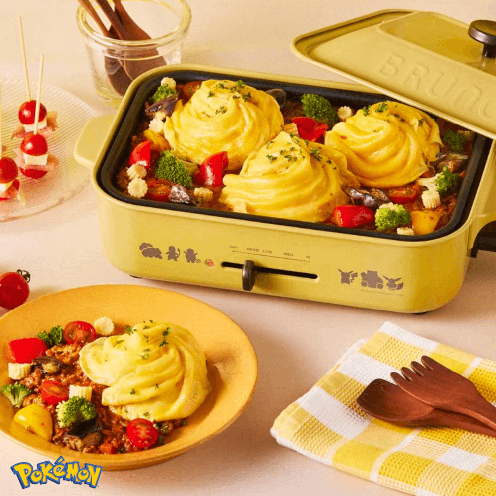 กระทะไฟฟ้าอเนกประสงค์ BRUNO X POKEMON COMPACT HOT PLATE BOE059-PKM LIMITED EDITION