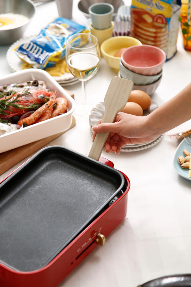 กระทะไฟฟ้าอเนกประสงค์ BRUNO COMPACT HOT PLATE BOE021-WH สีขาว