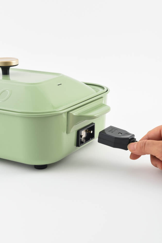 กระทะไฟฟ้าอเนกประสงค์ BRUNO COMPACT HOT PLATE BOE021-GGR สีเขียว