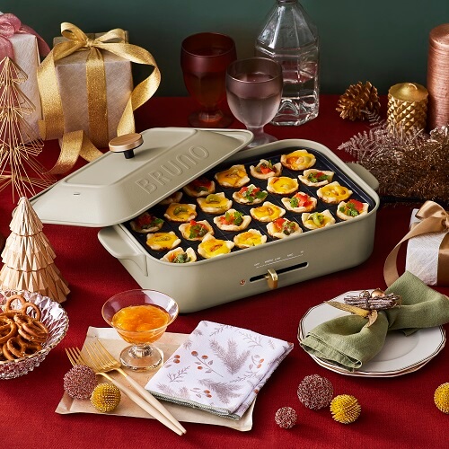 กระทะไฟฟ้าอเนกประสงค์ BRUNO COMPACT HOT PLATE BOE021-WH สีขาว