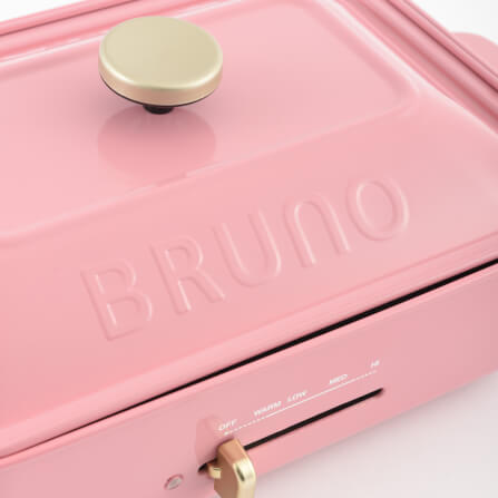 กระทะไฟฟ้าอเนกประสงค์ BRUNO COMPACT HOT PLATE BOE021-SHPK สีชมพู_1