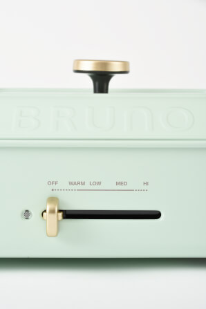 กระทะไฟฟ้าอเนกประสงค์ BRUNO COMPACT HOT PLATE BOE021-WAKAKUSA สีเขียว_4