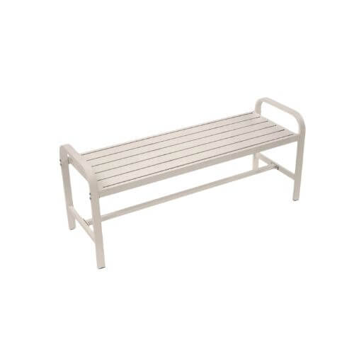 ม้านั่งสนามอะลูมิเนียม ARTGARDEN & DECOR รุ่น LOFT CHAIR ขนาด 125*42*52 ซม สีกากี