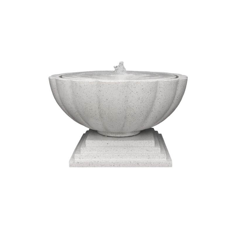 น้ำล้นหินขัดเสริมฮวงจุ้ย ARTGARDEN & DECOR รุ่น TMF-0473 ขนาด 85*85*50 ซม สีขาว_1