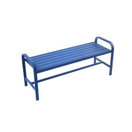 ม้านั่งสนามอะลูมิเนียม ARTGARDEN & DECOR รุ่น LOFT CHAIR ขนาด 125*42*52 ซม สีน้ำเงิน_0