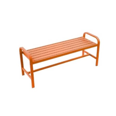 ม้านั่งสนามอะลูมิเนียม ARTGARDEN & DECOR รุ่น LOFT CHAIR ขนาด 125*42*52 ซม สีส้ม_1