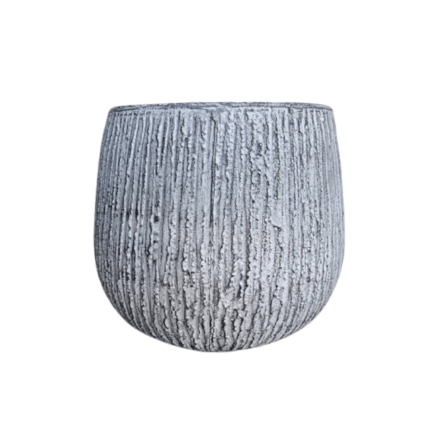 กระถางไฟเบอร์ซีเมนต์ ARTGARDEN & DECOR PFC-0052BZ DIA 30*30*33 CM. สีขาว_2