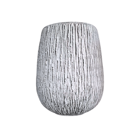 กระถางไฟเบอร์ซีเมนต์ ARTGARDEN & DECOR PFC-0053AZ DIA 26*26*40 CM. สีขาว_2