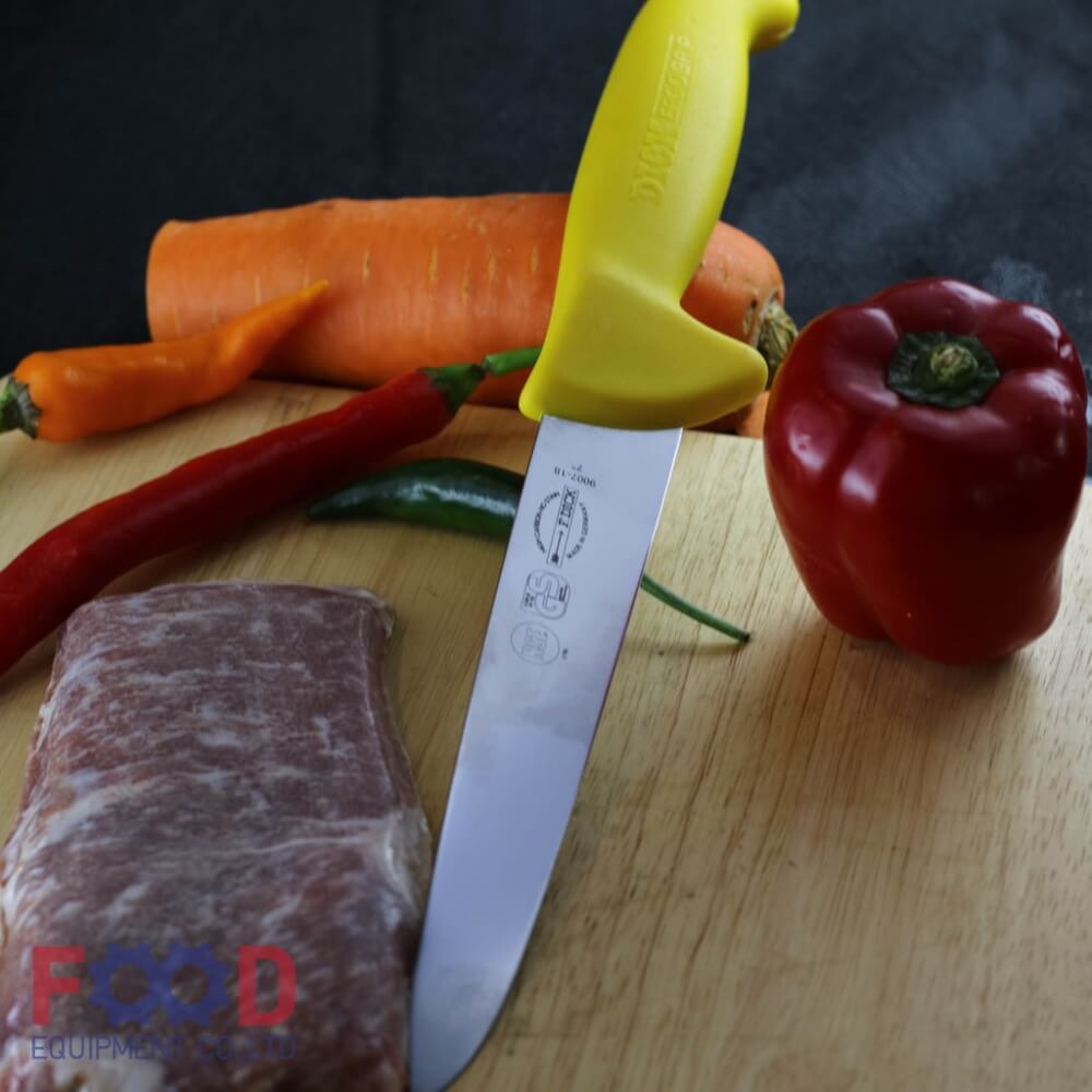 มีดเชฟ F. DICK (7 INCH) มีดเยอรมัน มีดตัดแต่งเนื้อ STICKING KNIFE, YELLOW HANDLE NO. 9007-18