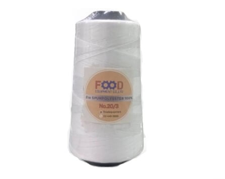 เชือก/ด้าย FOOD EQUIPMEN NO.20/3 สีขาว สำหรับมัดไส้กรอก แหนม และอาหาร_0