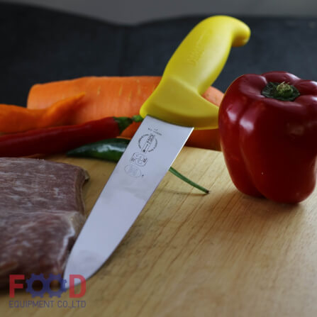 มีดเชฟ F. DICK (7 INCH) มีดเยอรมัน มีดตัดแต่งเนื้อ STICKING KNIFE, YELLOW HANDLE NO. 9007-18_4