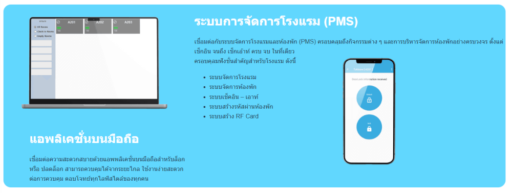 กลอนดิจิตอล ENSURE รุ่น EN100 สีดำ ประตูบานผลัก สำหรับโรงแรม