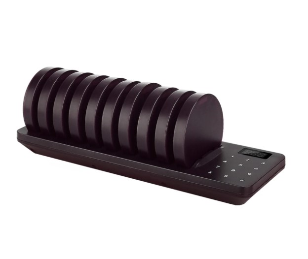 เครื่องเรียกคิวไร้สาย WINMAX จำนวน 10 คิว รุ่น P712 สีดำ