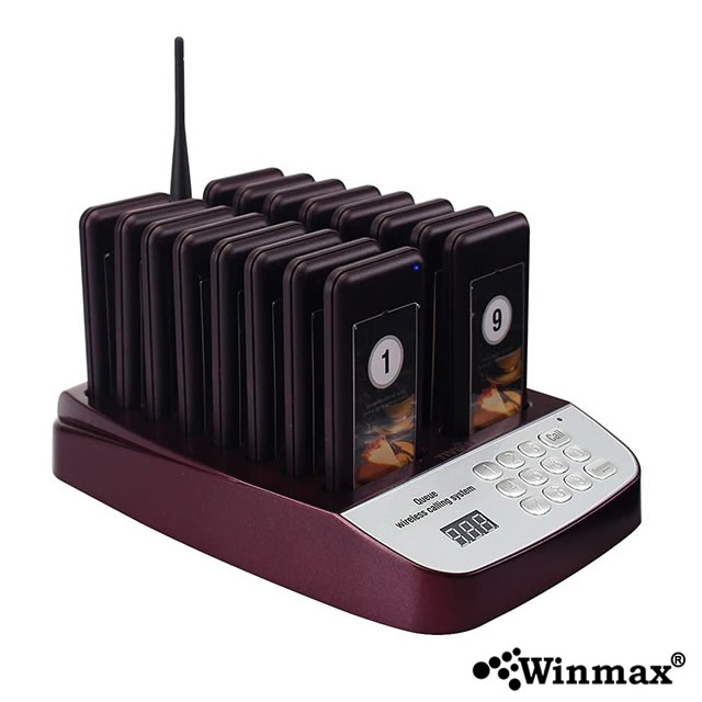เครื่องเรียกคิวไร้สาย WINMAX 16 คิว รุ่น P720