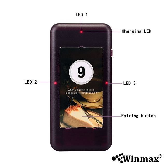 เครื่องเรียกคิวไร้สาย WINMAX 16 คิว รุ่น P720