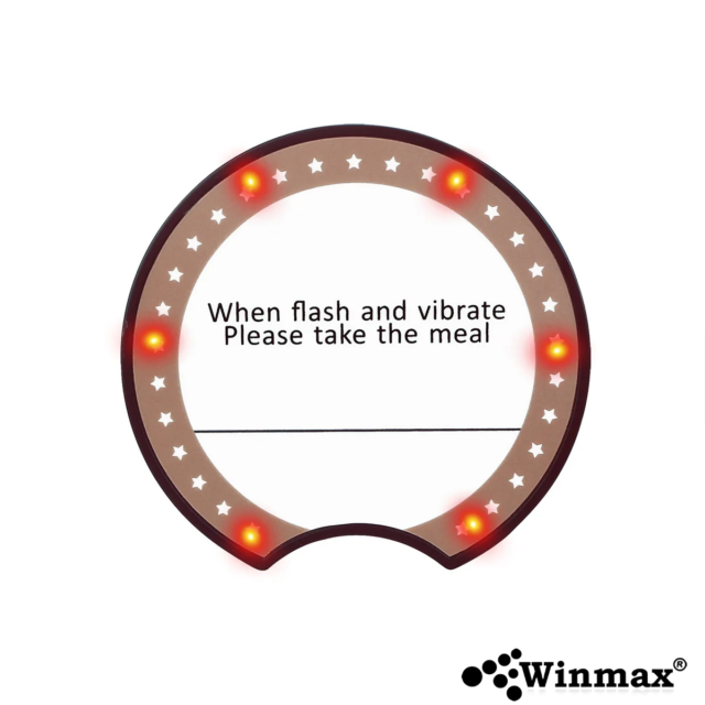 เครื่องเรียกคิวไร้สาย WINMAX จำนวน 10 คิว รุ่น P712 สีดำ