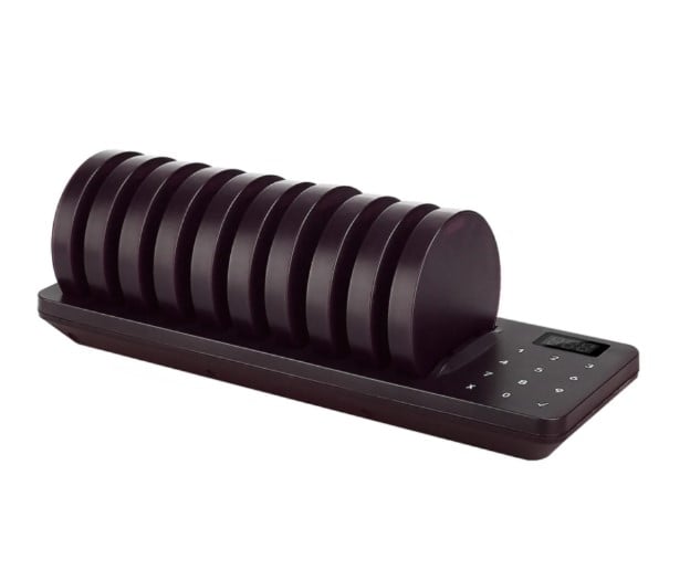 เครื่องเรียกคิวไร้สาย WINMAX จำนวน 10 คิว รุ่น P712 สีดำ_0