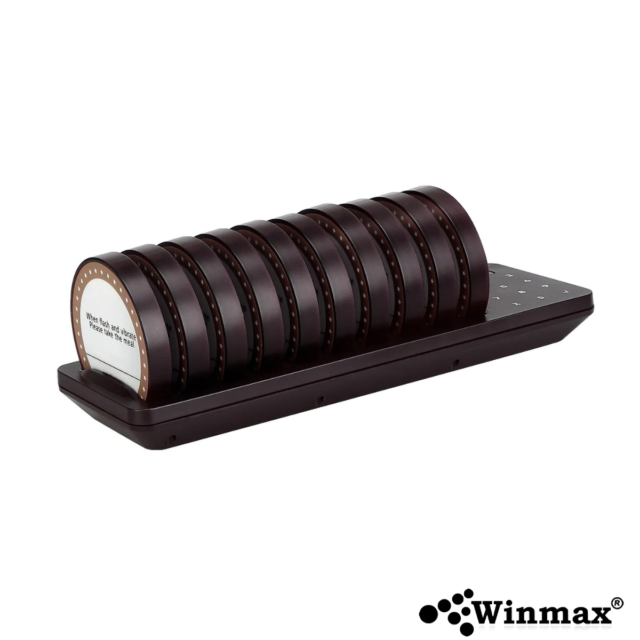 เครื่องเรียกคิวไร้สาย WINMAX จำนวน 10 คิว รุ่น P712 สีดำ_2