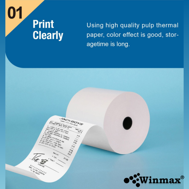 กระดาษความร้อน WINMAX P808 ขนาด 80*80 MM. 10 ม้วน_4