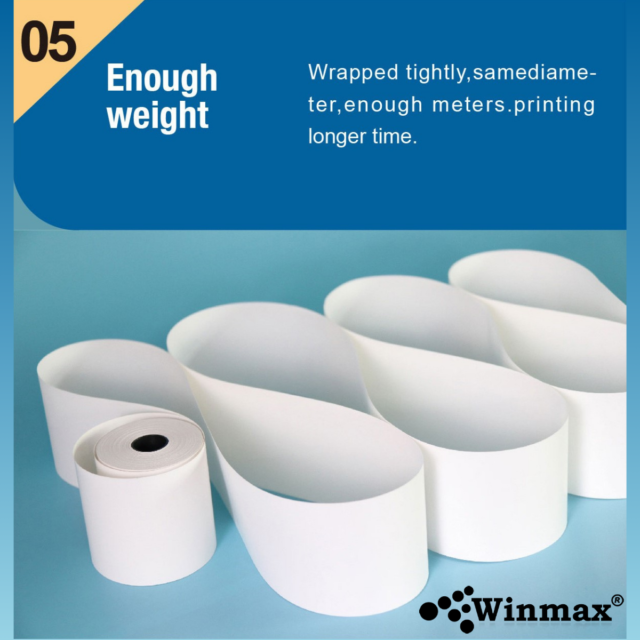 กระดาษความร้อน WINMAX P808 ขนาด 80*80 MM. 10 ม้วน_8