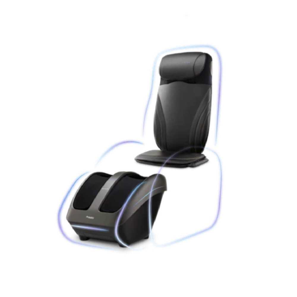 เบาะนวดไฟฟ้า พร้อมเครื่องนวดขาอัจฉริยะ OSIM รุ่น INVISIBLE MASSAGE CHAIR ดำ_7