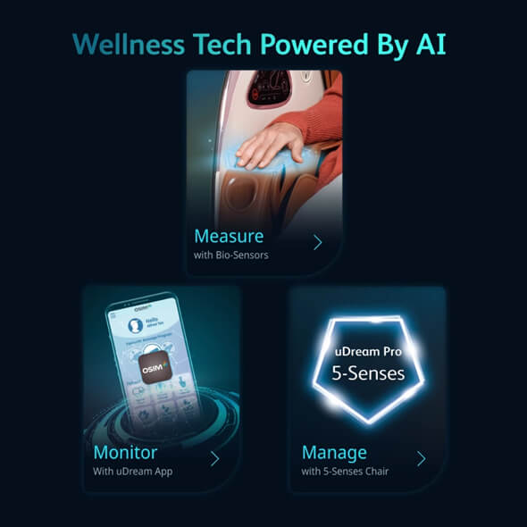 เก้าอี้นวดไฟฟ้า OSIM รุ่น UDREAM PRO WELL-BEING MASSAGE CHAIR ดำ_6